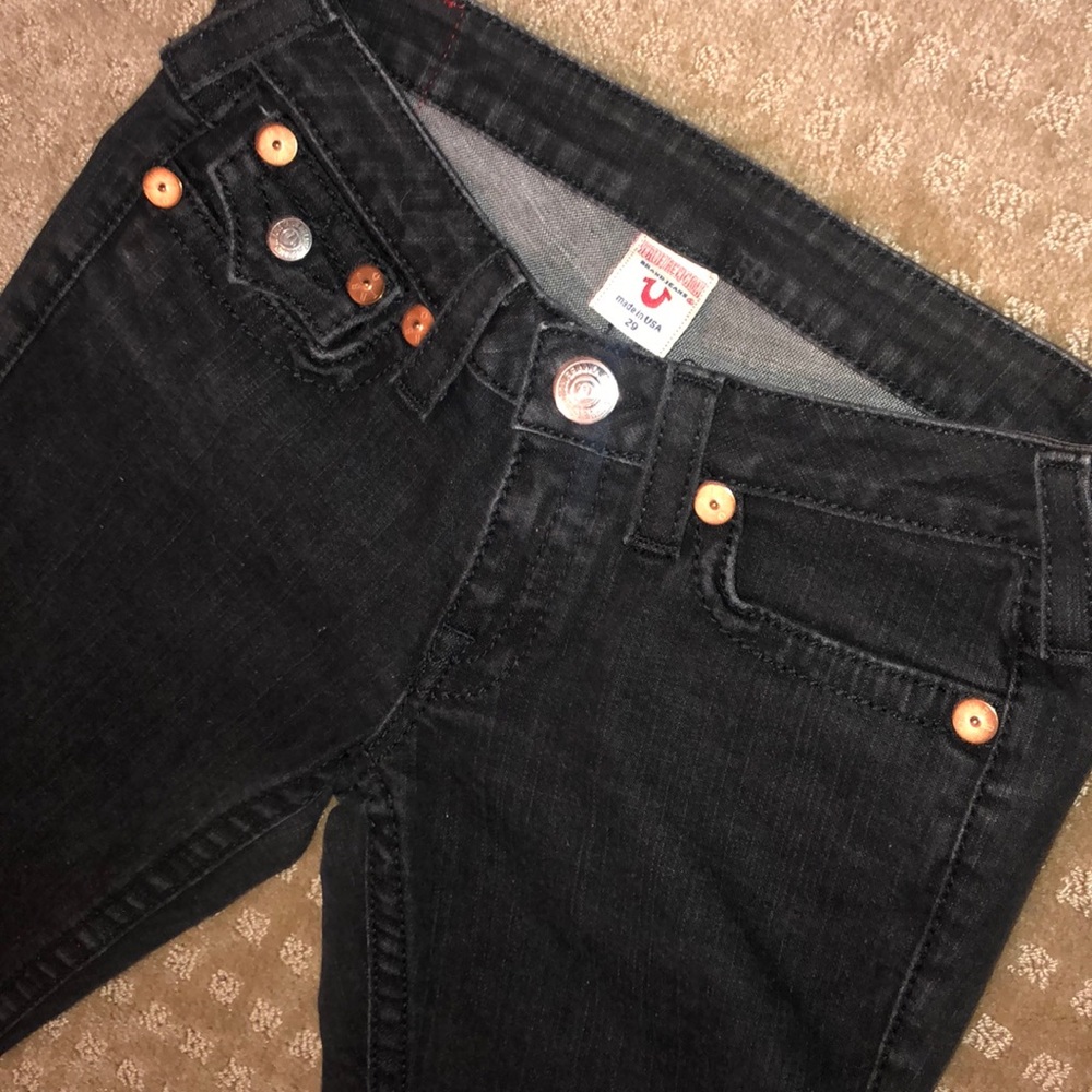 True religion black jeans size 29
